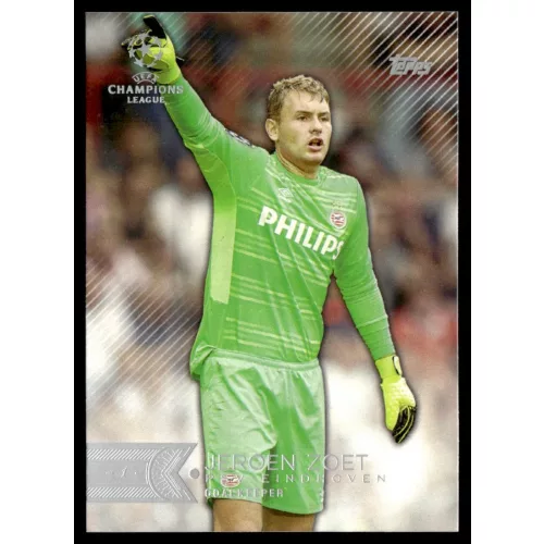 2015 Topps UEFA Champions League Showcase  #29 Jeroen Zoet