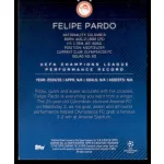 2015 Topps UEFA Champions League Showcase  #149 Felipe Pardo