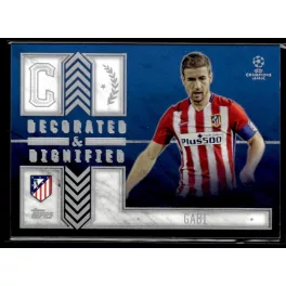   2015 Topps UEFA Champions League Showcase Decorated and Dignified #DD-G Gabi
