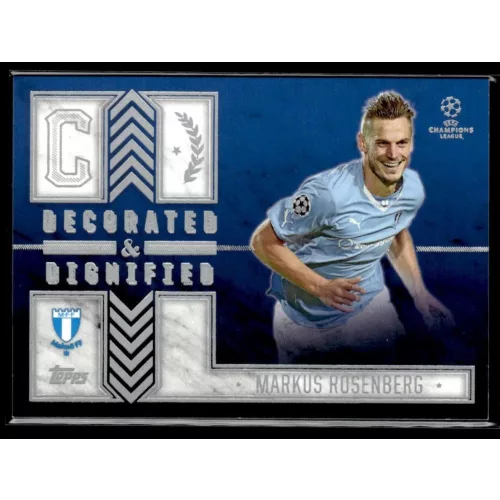 2015 Topps UEFA Champions League Showcase Decorated and Dignified #DD-MR Markus Rosenberg