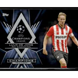   2015 Topps UEFA Champions League Showcase Championship Pedigree #CP-LD Luuk de Jong
