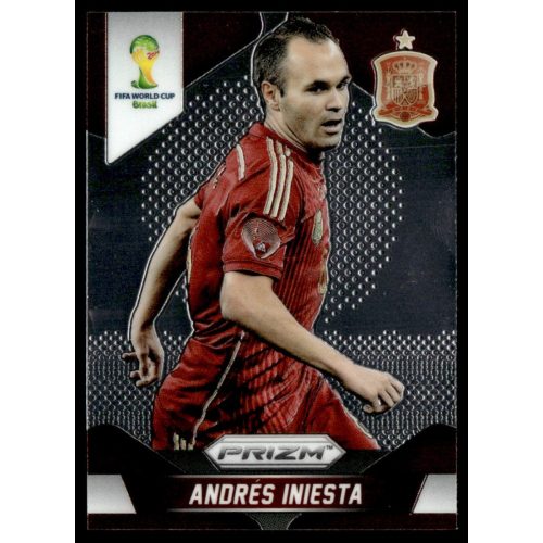 2014 Panini FIFA World Cup Brazil Prizm  #177 Andres Iniesta 