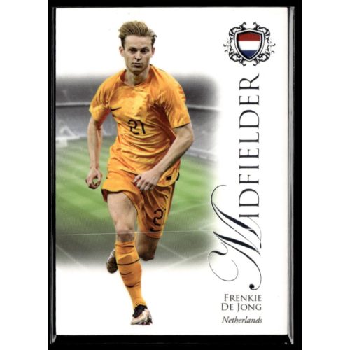 2023 Futera Unique World Football Midfielder - Turquoise #37 Frenkie de Jong 