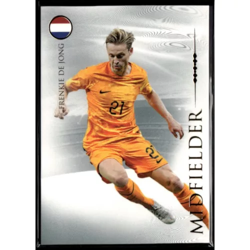 2024 Futera Unique NOSTALGIA World Football Midfielder #37 Frenkie de Jong 
