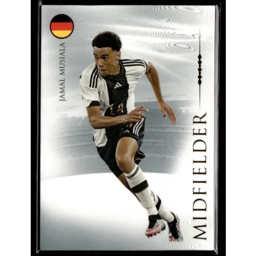 2024 Futera Unique NOSTALGIA World Football Midfielder #49 Jamal Musiala 
