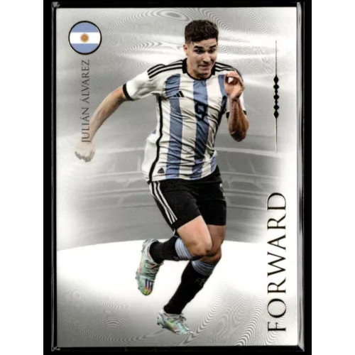 2024 Futera Unique NOSTALGIA World Football Forward #61 Julián Álvarez 