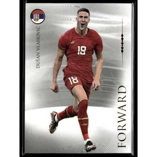 2024 Futera Unique NOSTALGIA World Football Forward #90 Dušan Vlahović 