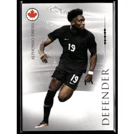   2024 Futera Unique NOSTALGIA World Football Defender - SILVER #11 Alphonso Davies 