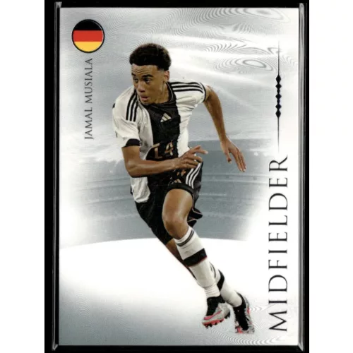 2024 Futera Unique NOSTALGIA World Football Midfielder - SILVER #49 Jamal Musiala 