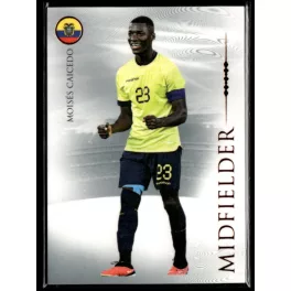   2024 Futera Unique NOSTALGIA World Football Midfielder - ORANGE #33 Moisés Caicedo 