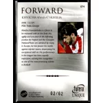 2024 Futera Unique NOSTALGIA World Football Forward - ORANGE #74 Khvicha Kvaratskhelia 