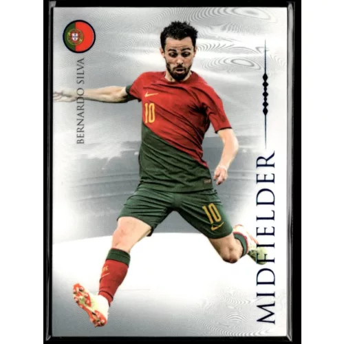 2024 Futera Unique NOSTALGIA World Football Midfielder - SAPPHIRE #55 Bernardo Silva 