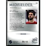 2024 Futera Unique NOSTALGIA World Football Midfielder - SAPPHIRE #55 Bernardo Silva 