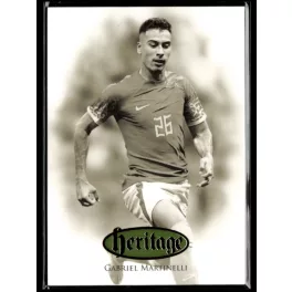   2024 Futera Unique NOSTALGIA World Football Heritage - Gold #HG078 Gabriel Martinelli 