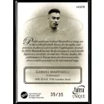 2024 Futera Unique NOSTALGIA World Football Heritage - Gold #HG078 Gabriel Martinelli 