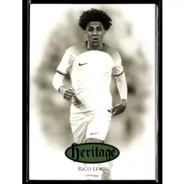   2024 Futera Unique NOSTALGIA World Football Heritage - Turquoise #HG100 Rico Lewis 