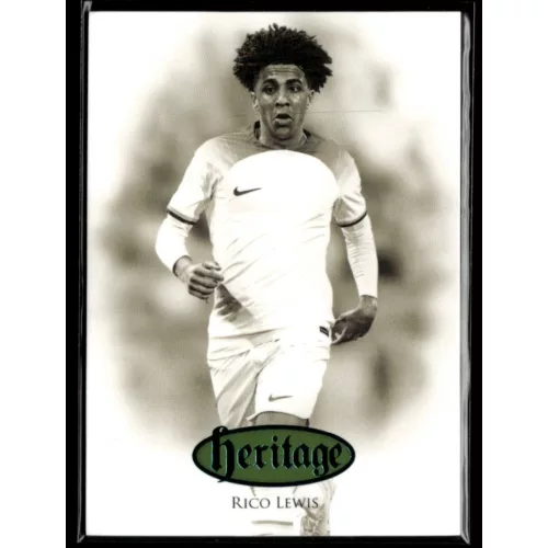 2024 Futera Unique NOSTALGIA World Football Heritage - Turquoise #HG100 Rico Lewis 