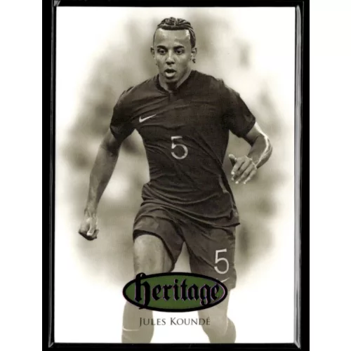 2024 Futera Unique NOSTALGIA World Football Heritage - Amethyst #HG018 Jules Koundé 