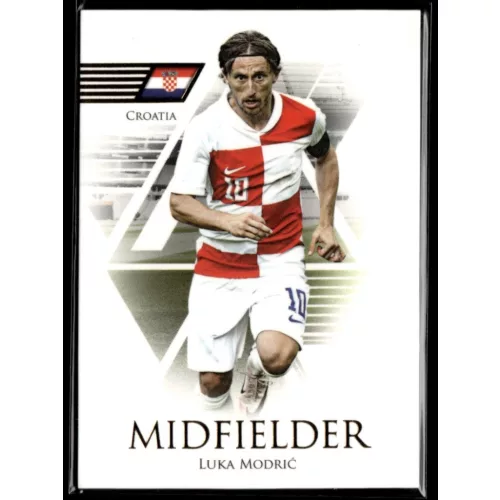 2024 Futera Unique WORLD FOOTBALL Midfielder #47 Luka Modrić 