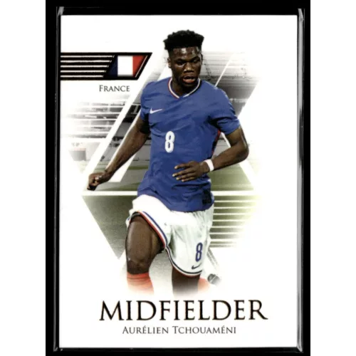2024 Futera Unique WORLD FOOTBALL Midfielder #56 Aurelien Tchouameni 