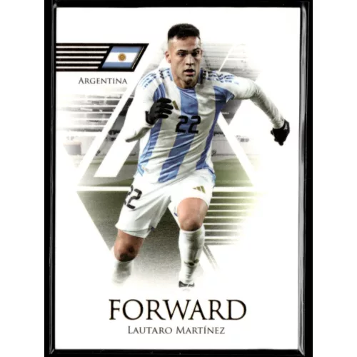 2024 Futera Unique WORLD FOOTBALL Forward #76 Lautaro Martínez 