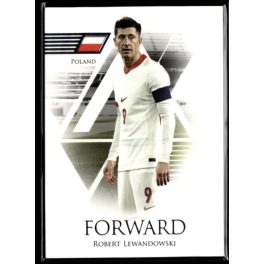   2024 Futera Unique WORLD FOOTBALL Forward - SILVER #75 Robert Lewandowski 