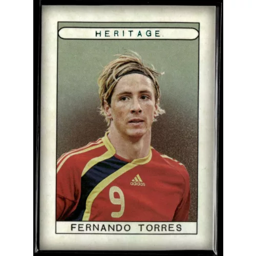 2024 Futera Unique WORLD FOOTBALL HERITAGE -TURQUOISE #HG117 Fernando Torres 