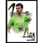 2024 Futera FX WORLD FOOTBALL Goalkeeper #1 Alisson Becker 