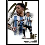 2024 Futera FX WORLD FOOTBALL Midfielder #49 Enzo Fernandez 