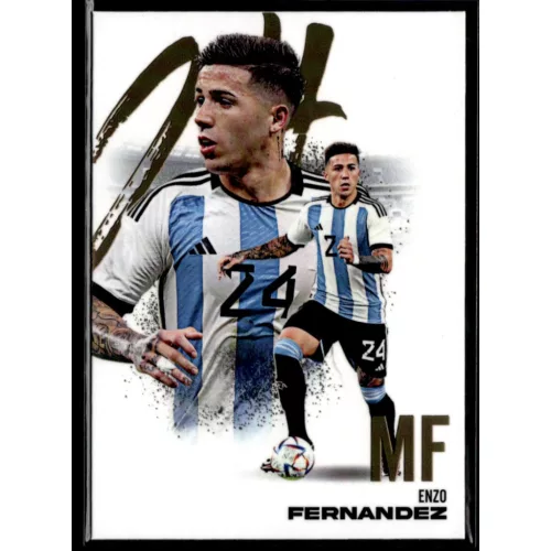 2024 Futera FX WORLD FOOTBALL Midfielder #49 Enzo Fernandez 
