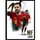 2024 Futera FX WORLD FOOTBALL Midfielder #65 Bernardo Silva 