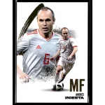 2024 Futera FX WORLD FOOTBALL The Greats #117 Andrés Iniesta 