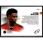 2024 Futera FX WORLD FOOTBALL Landscape #FXL07 Alejandro Balde 
