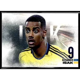   2024 Futera FX WORLD FOOTBALL Landscape - RUBY #FXL51 Alexander Isak 