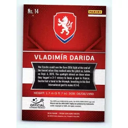 2016 Panini Panini Uefa Euro Prizm Base #14 Vladimir Darida