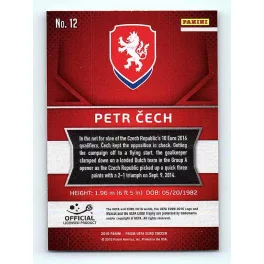 2016 Panini Panini Uefa Euro Prizm Base #12 Petr Cech