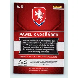 2016 Panini Panini Uefa Euro Prizm Base #13 Pavel Kaderabek