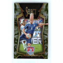   2015-16 Select Soccer Base Variation Camo Prizm #18 Michael Bradley    088/249