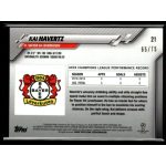 2019 Topps Chrome UEFA Champions League Blue Wave  #21 Kai Havertz 65/75