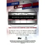 2019 Topps Finest UEFA Champions League  #20 Frenkie de Jong 