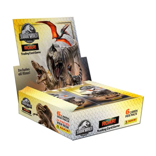 Jurassic World Roar! Flow Packs Display doboz - German Version