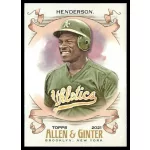2021-22 Topps Allen and Ginter  #30 Rickey Henderson