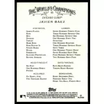 2021-22 Topps Allen and Ginter  #65 Javier Baez