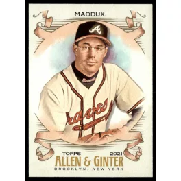 2021-22 Topps Allen and Ginter  #7 Greg Maddux