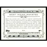 2021-22 Topps Allen and Ginter Rallying Back #RB-10 West Indian Manatee