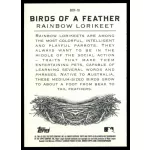 2021-22 Topps Allen and Ginter Birds of a Feather #BOF-10 Rainbow Lorikeet