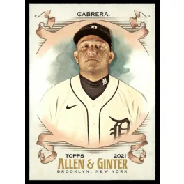 2021-22 Topps Allen and Ginter  #109 Miguel Cabrera