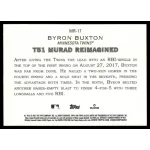 2021-22 Topps Allen and Ginter T51 MURAD Reimagined  #MR-17 Byron Buxton