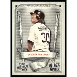   2021-22 Topps Allen and Ginter Historical Hits  #HH-25 Magglio Ordonez