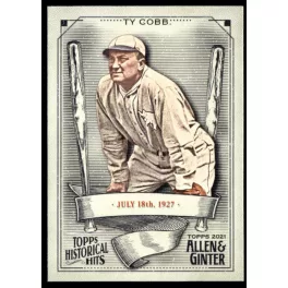   2021-22 Topps Allen and Ginter Historical Hits  #HH-18 Ty Cobb